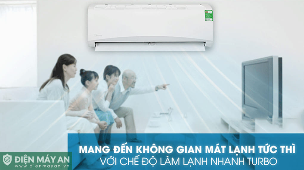 Điều hòa Midea 12000 BTU 1 chiều MSAFII-13CRN8